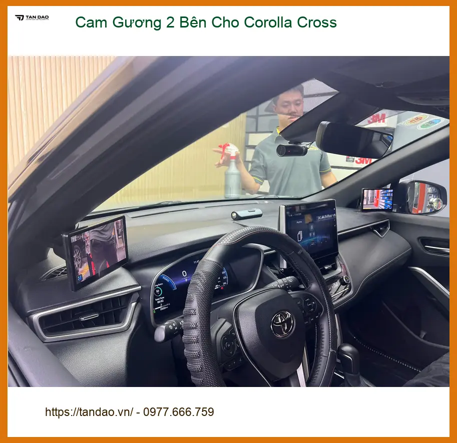 Anh Tùng lắp Cam Gương 2 Bên Cho Corolla Cross tại Quận 1 ảnh thực tế 5