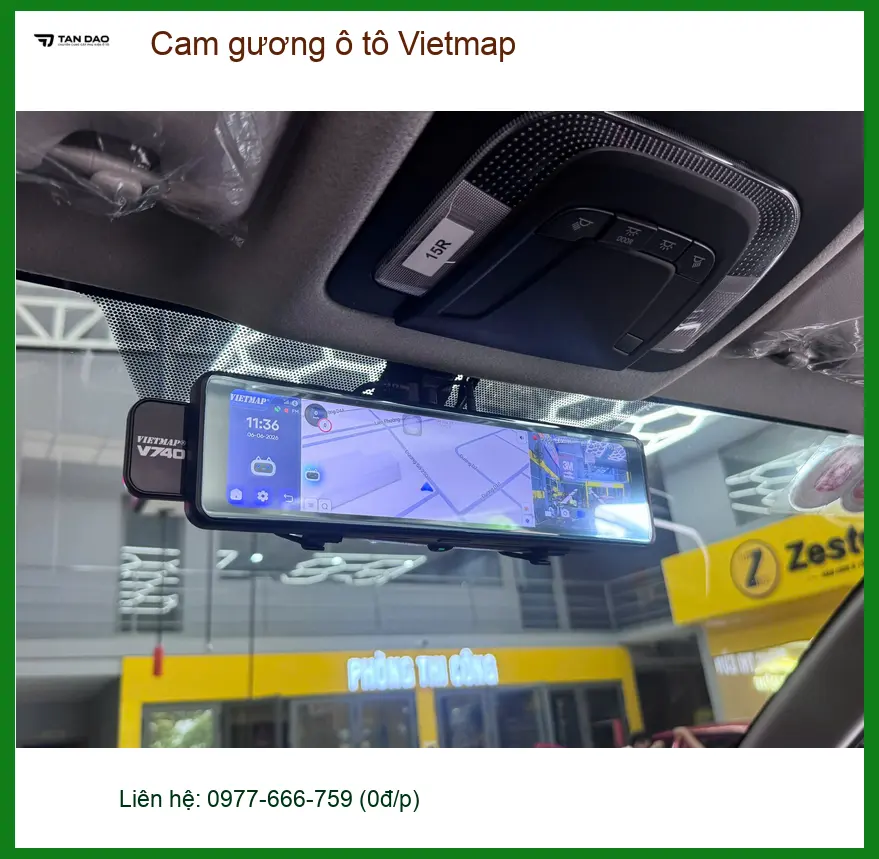 Chị Thư lắp Cam gương ô tô Vietmap cho Mazda CX-5 tại Quận Thủ Đức. ảnh thực tế 4