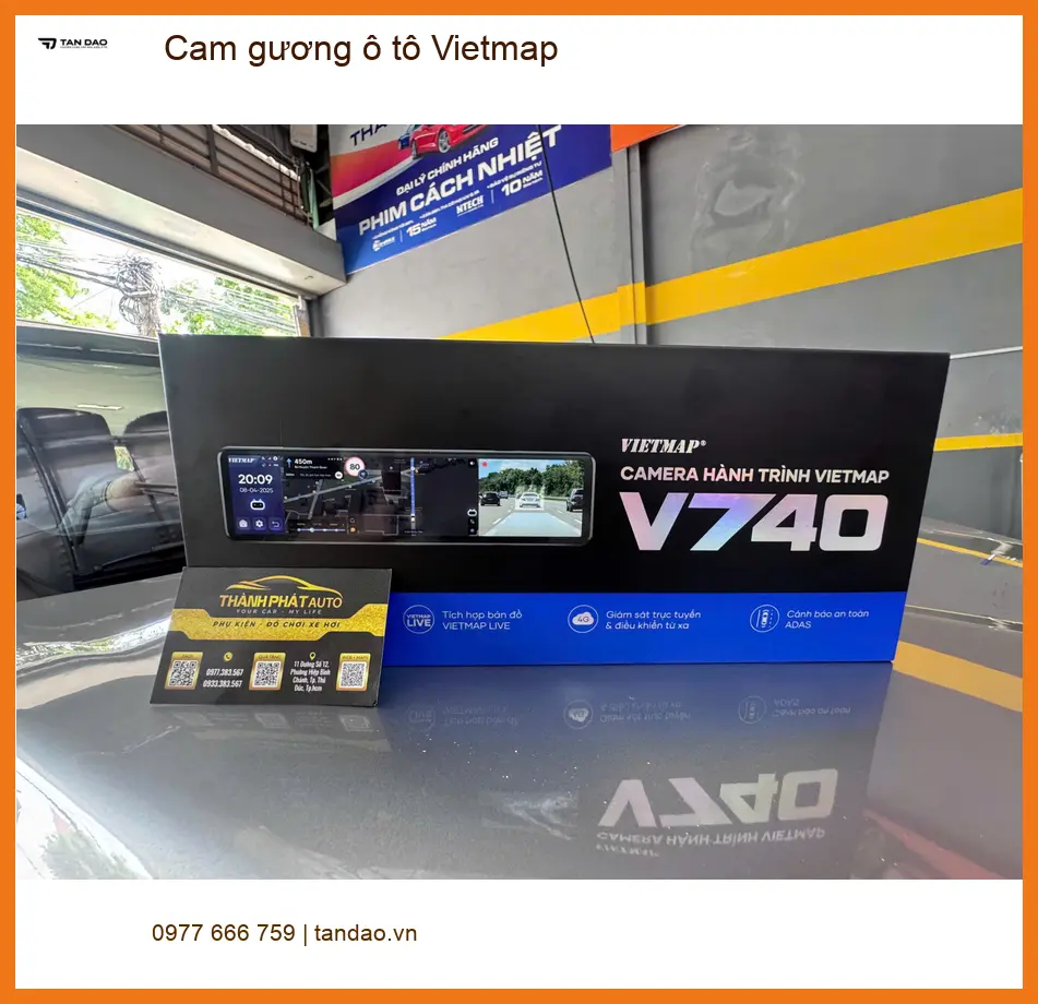 Anh Tấn lắp cam gương ô tô Vietmap cho Honda CR-V tại Quận 2 ảnh thực tế 2