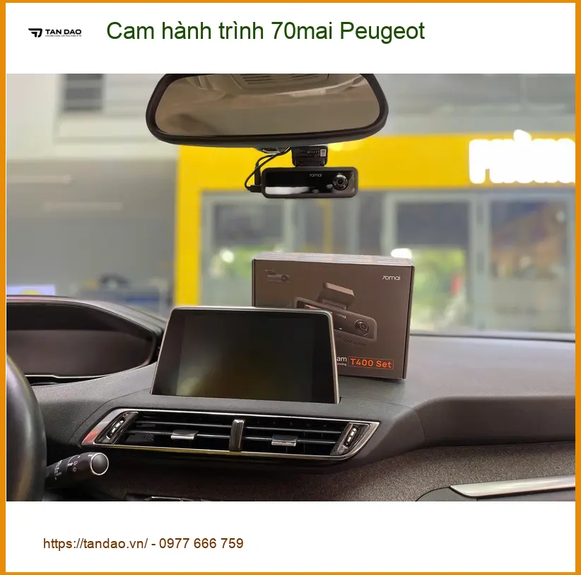 Anh Quốc lắp cam hành trình 70mai cho Peugeot ở Quận Tân Phú. ảnh thực tế 3