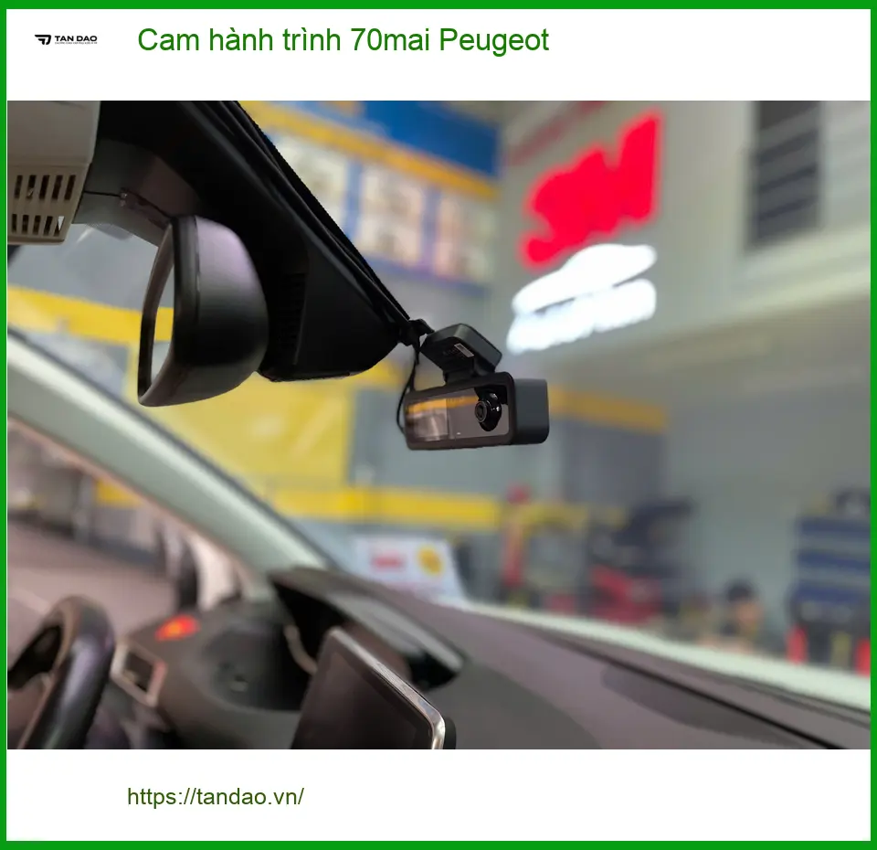 Anh Khang lắp Cam hành trình 70mai Peugeot 3008 tại Quận Tân Bình ảnh thực tế 2