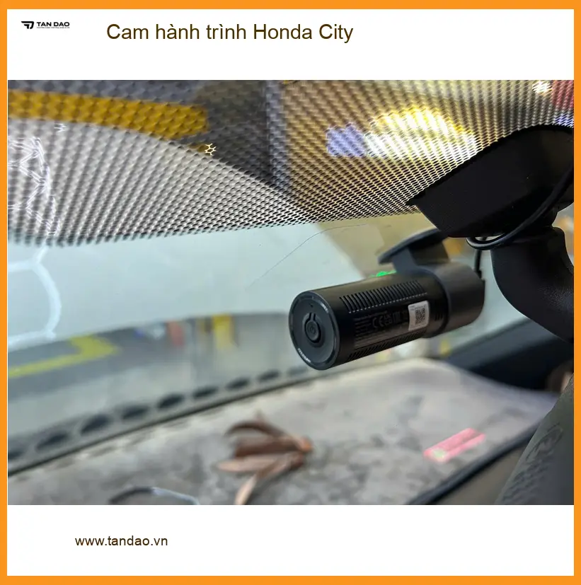 Anh Vĩnh lắp cam hành trình Honda City tại Quận 6 an toàn giao thông ảnh thực tế 3