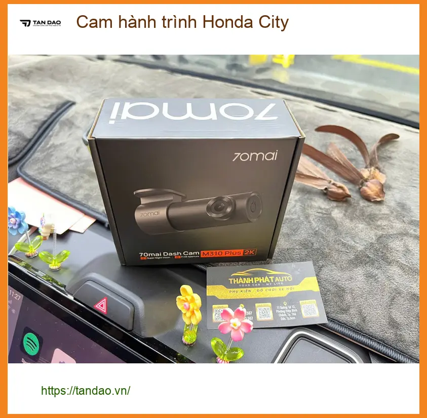 Anh Cường lắp cam hành trình Honda City tại Quận 4 sau va chạm giao thông ảnh thực tế 2