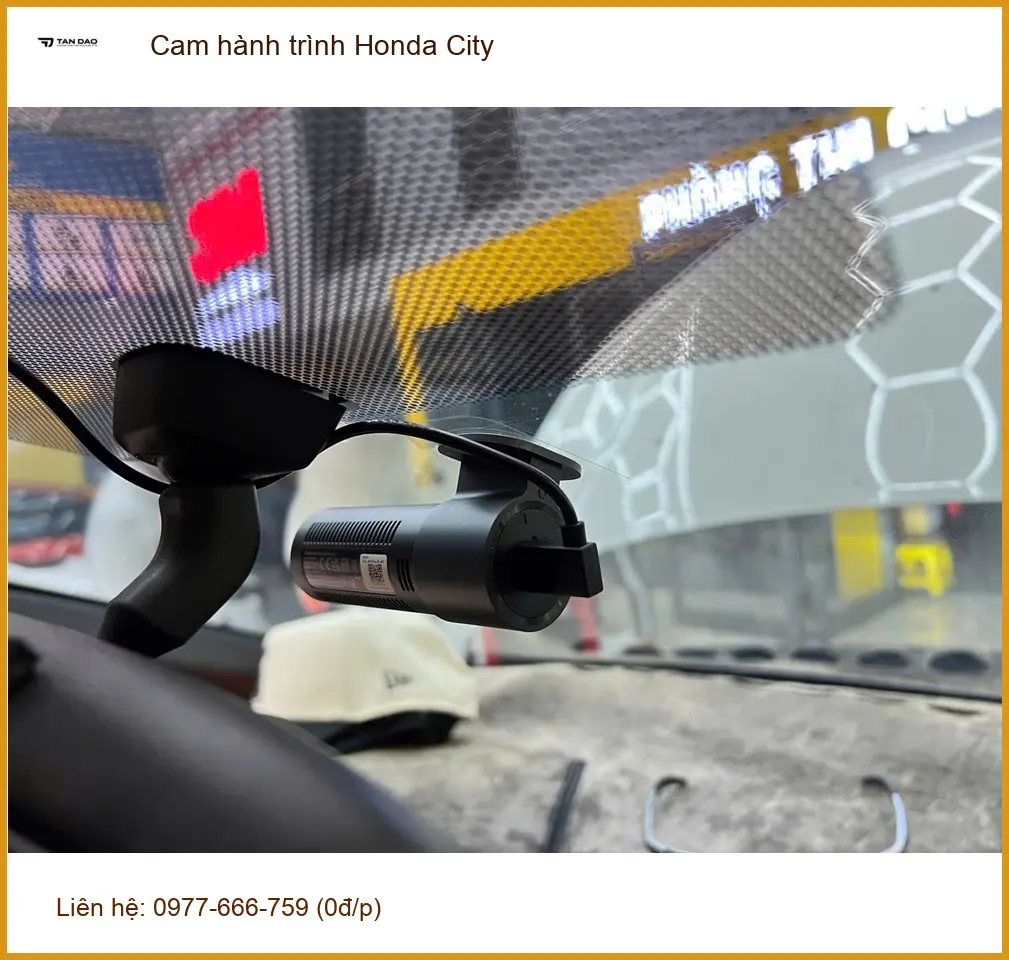 Chú Khải lắp Cam hành trình Honda City tại Nhà Bè vì lo lắng giao thông