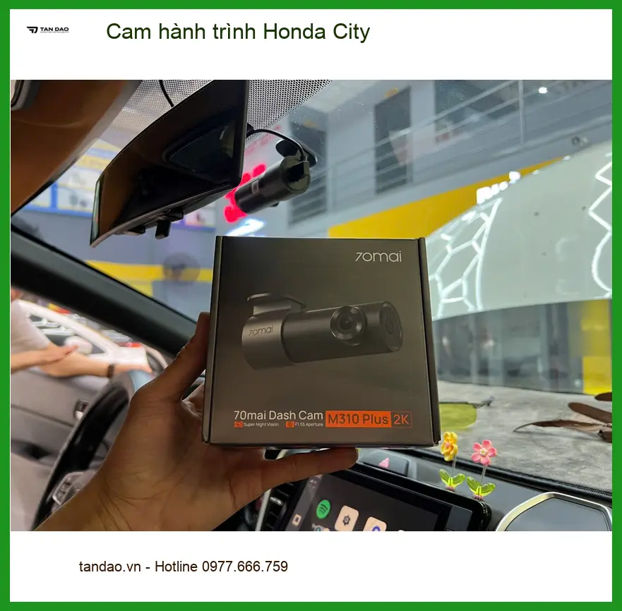Anh Khải lắp cam hành trình cho Honda City tại Quận Phú Nhuận ảnh thực tế 3