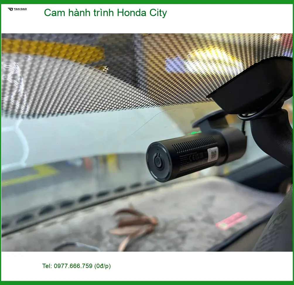 Chú Thanh lắp cam hành trình Honda City tại Củ Chi để ghi lại mọi hành trình ảnh thực tế 2