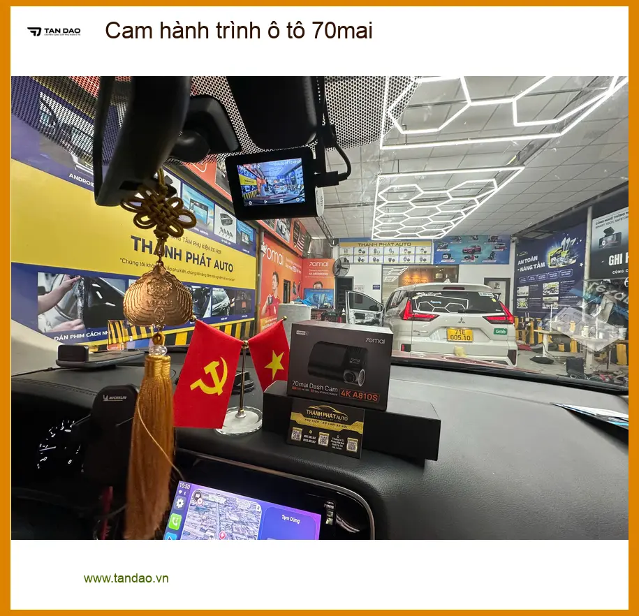 Chú Minh lắp cam hành trình 70mai cho Toyota Vios ở Phú Nhuận để bảo vệ xe ảnh thực tế 2