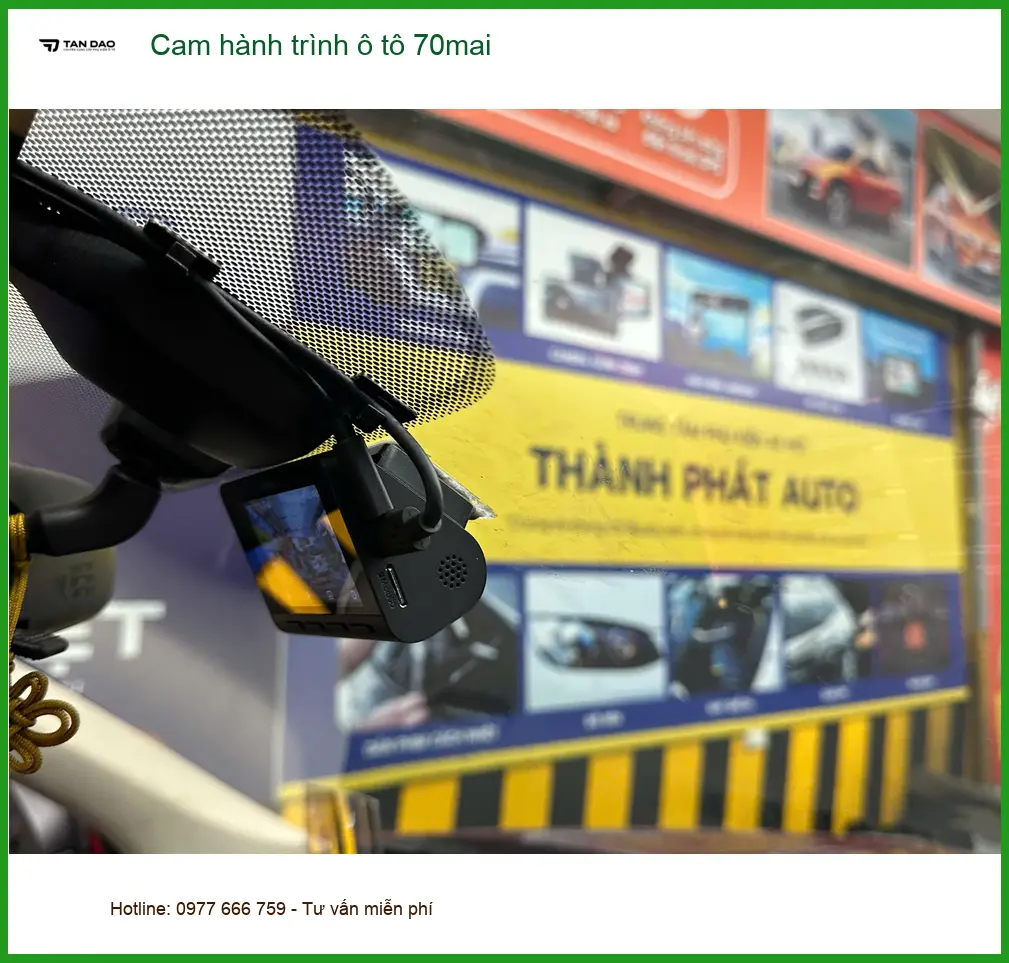 Chú Minh lắp cam hành trình 70mai cho Toyota Vios ở Phú Nhuận để bảo vệ xe ảnh thực tế 4