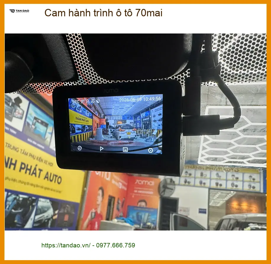 Anh Dũng lắp Cam hành trình 70mai cho Kia Sonet ở Quận 9 an toàn hơn ảnh thực tế 4