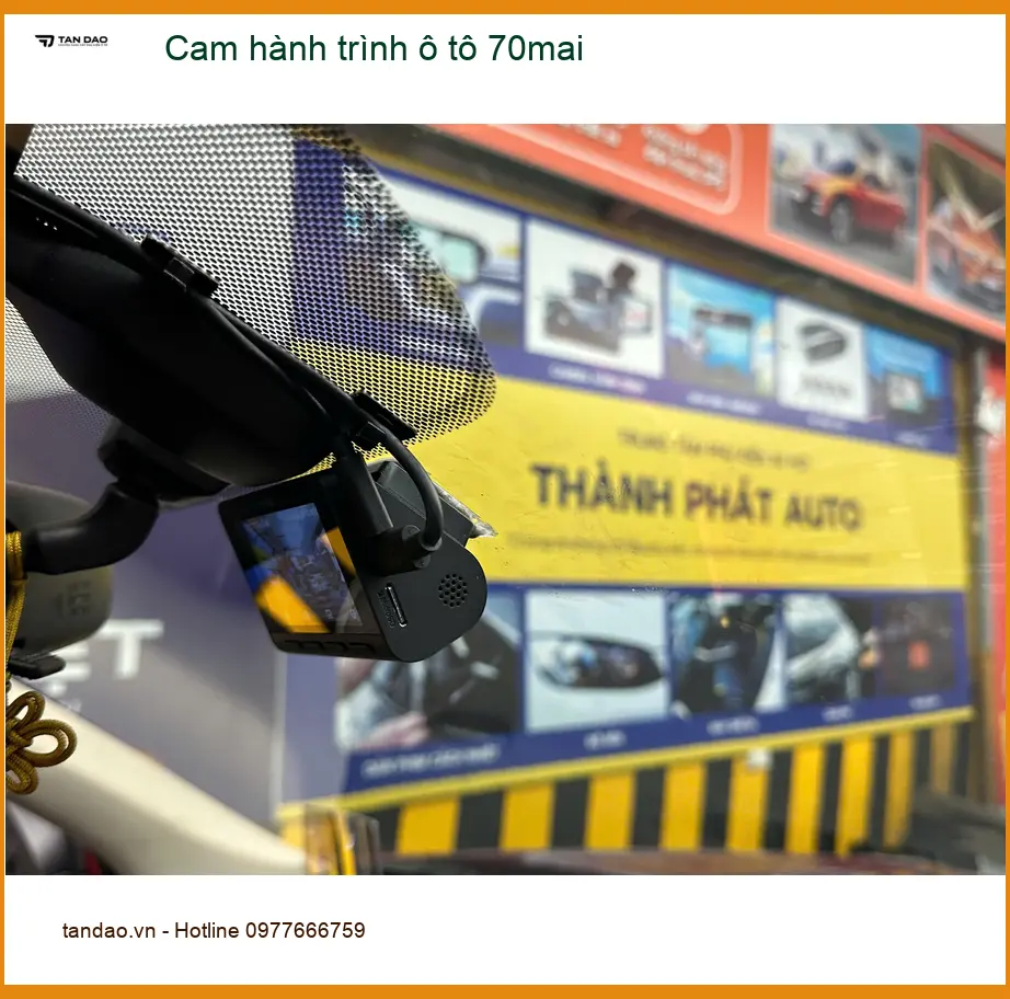 Anh Dũng lắp Cam hành trình 70mai cho Kia Sonet ở Quận 9 an toàn hơn ảnh thực tế 5