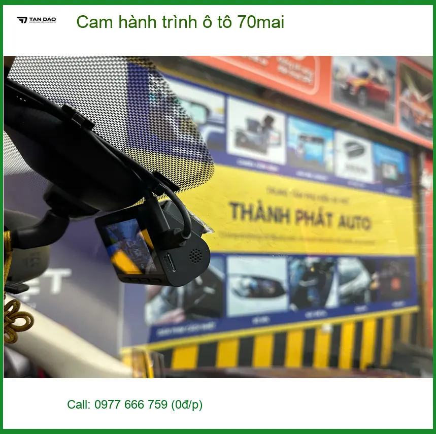 Anh Khải lắp Cam hành trình 70mai cho Honda CRV tại Quận 5 ảnh thực tế 2