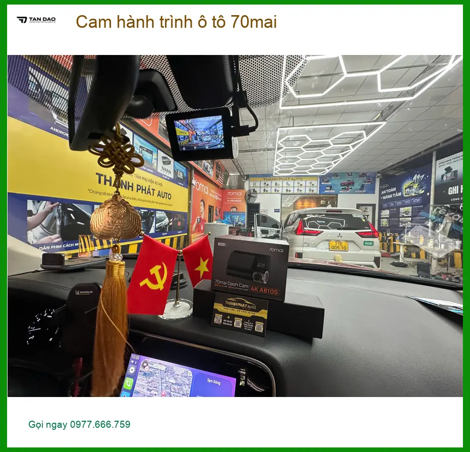 Anh Khải lắp Cam hành trình 70mai cho Honda CRV tại Quận 5 ảnh thực tế 3