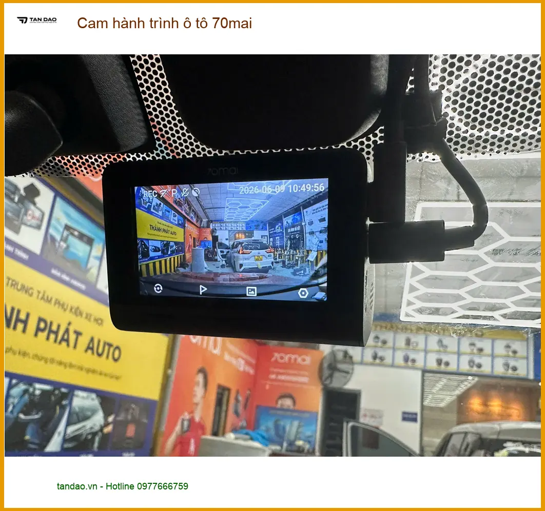Anh Khải lắp Cam hành trình 70mai cho Honda CRV tại Quận 5 ảnh thực tế 4