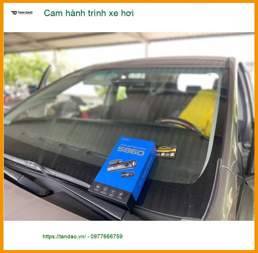Anh Tấn lắp cam hành trình xe hơi Hyundai Accent tại Quận 12 để ghi lại lộ trình an toàn ảnh thực tế 2