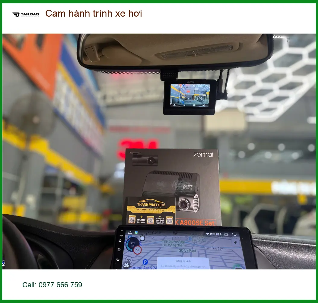 Anh Quân lắp Cam hành trình cho Kia Sorento tại Quận Thủ Đức an tâm di chuyển ảnh thực tế 4