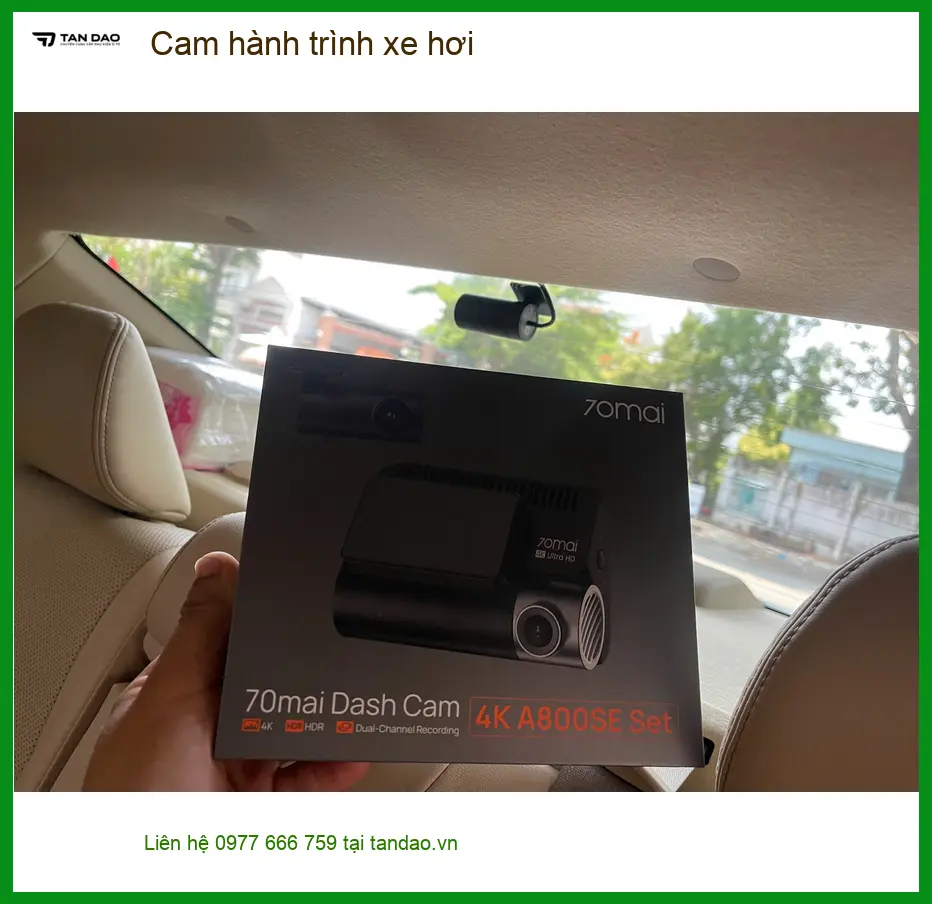 Chú Quang lắp cam hành trình xe hơi cho Kia Sonet tại Quận 9 để yên tâm khi di chuyển công tác ảnh thực tế 3