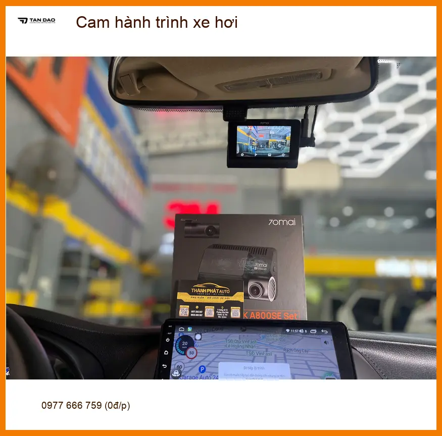 Chị Thanh lắp cam hành trình cho Hyundai Accent tại Quận 1 ảnh thực tế 4