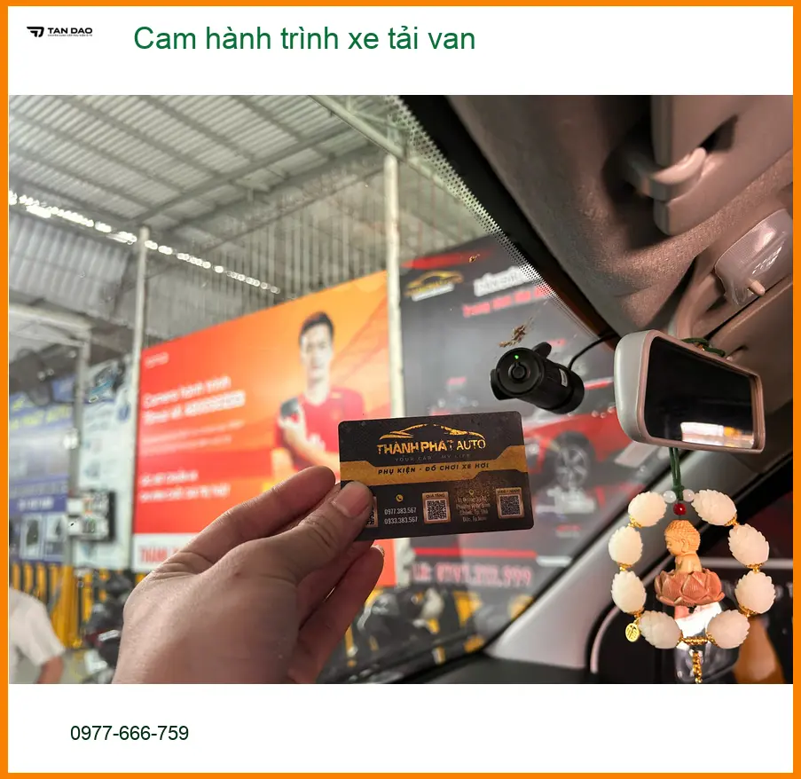 Anh Dũng lắp cam hành trình Transit tại Gò Vấp giám sát hàng hóa. ảnh thực tế 4