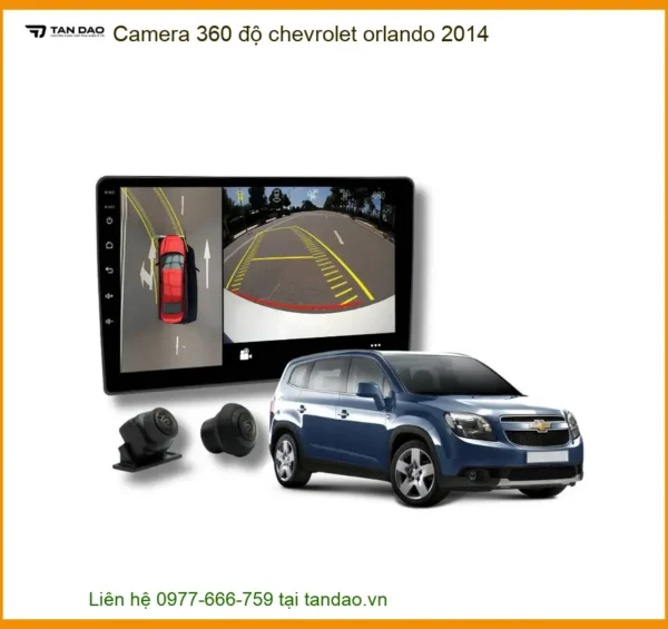 Camera 360 độ Chevrolet Orlando 2014 - Trung Tâm Lắp Đặt Uy Tín TPHCM