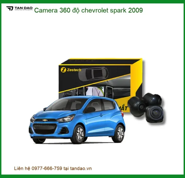 Camera 360 độ Chevrolet Spark 2009 - Trung Tâm Gắn Giá Tốt TPHCM