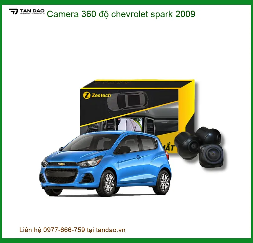 Camera 360 độ Chevrolet Spark 2009 - Trung Tâm Gắn Giá Tốt TPHCM