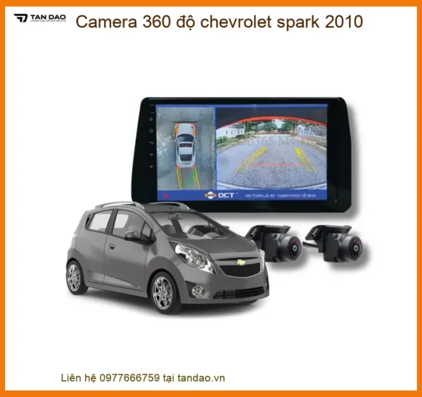 Camera 360 độ Chevrolet Spark 2010 - Địa Chỉ Lắp Đặt Uy Tín TPHCM