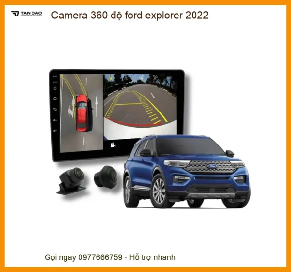 Camera 360 độ Ford Explorer 2022 - Trung Tâm Lắp Đặt Camera 360 Uy Tín TPHCM