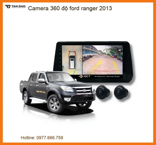 Camera 360 độ Ford Ranger 2013 - Địa Chỉ Lắp Đặt Uy Tín TPHCM
