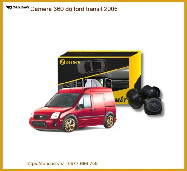 Camera 360 độ Ford Transit 2006 - Trung Tâm Lắp Đặt Uy Tín TPHCM