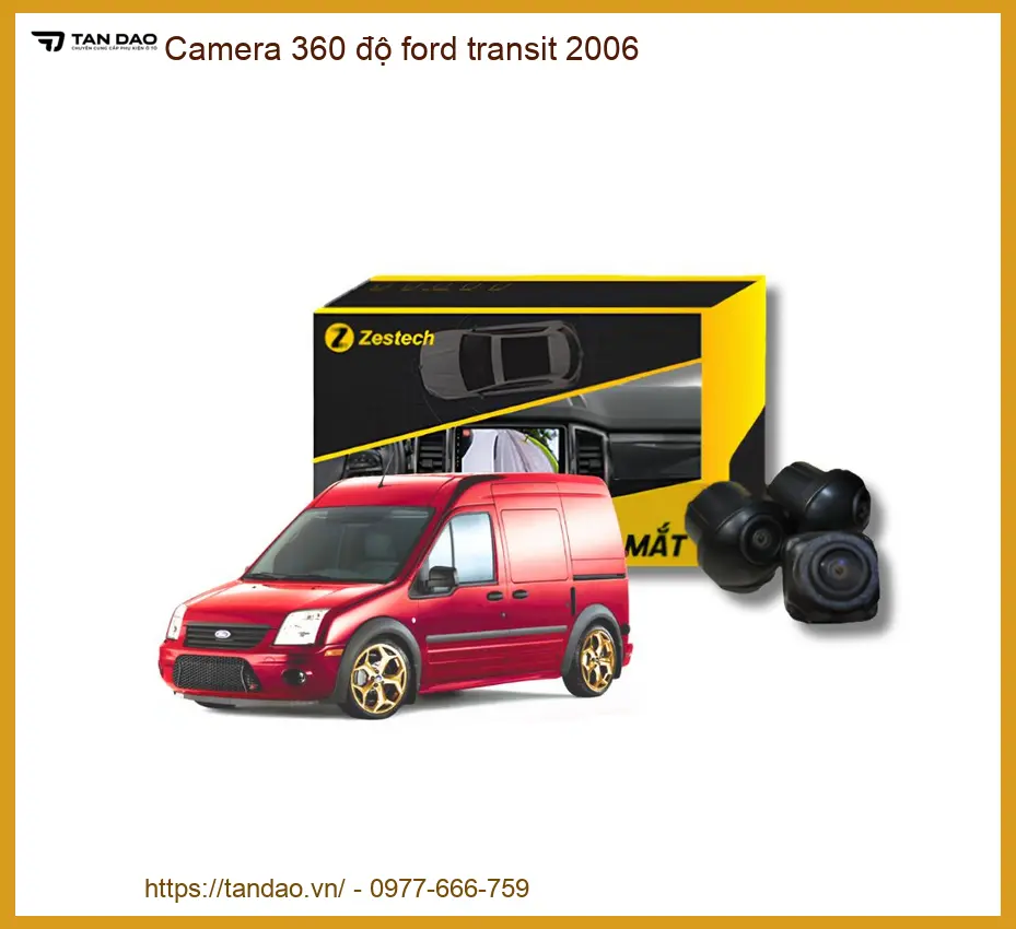Camera 360 độ Ford Transit 2006 - Trung Tâm Lắp Đặt Uy Tín TPHCM