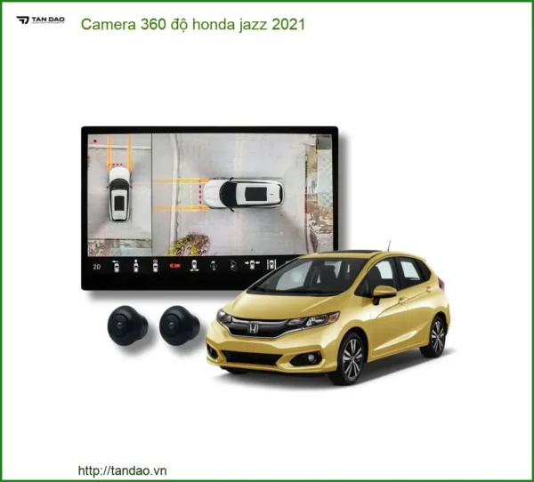 Camera 360 độ Honda Jazz 2021 Cao Cấp - Trung Tâm Lắp Đặt Uy Tín TPHCM
