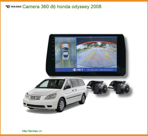 Camera 360 độ Honda Odyssey 2008 - Trung Tâm Gắn Chính Hãng TPHCM
