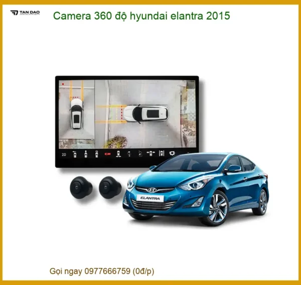 Camera 360 độ Hyundai Elantra 2015 - Trung Tâm Lắp Đặt Uy Tín TPHCM