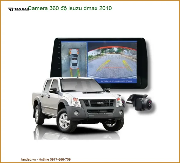 Camera 360 độ Isuzu Dmax 2010 - Địa Chỉ Lắp Đặt Chính Hãng TPHCM