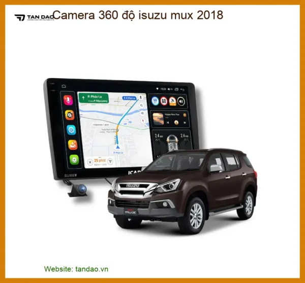 Camera 360 độ Isuzu Mu-X 2018 - Địa Chỉ Lắp Đặt Chính Hãng Giá Tốt TPHCM
