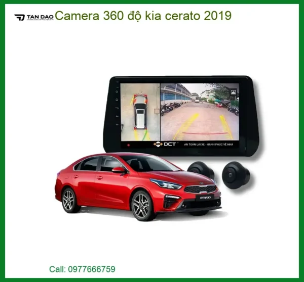 Camera 360 Độ Ô Tô Kia Cerato 2019 - Trung Tâm Lắp Đặt Uy Tín TPHCM