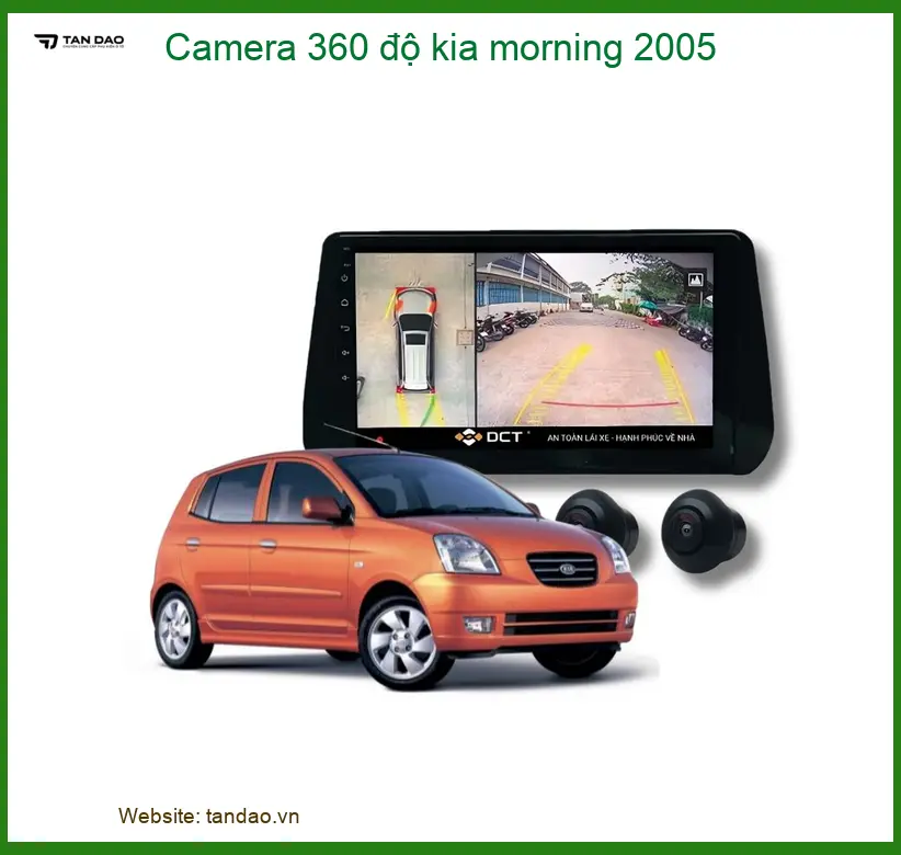 Camera 360 độ Kia Morning 2005 - Trung Tâm Lắp Đặt Chính Hãng TPHCM