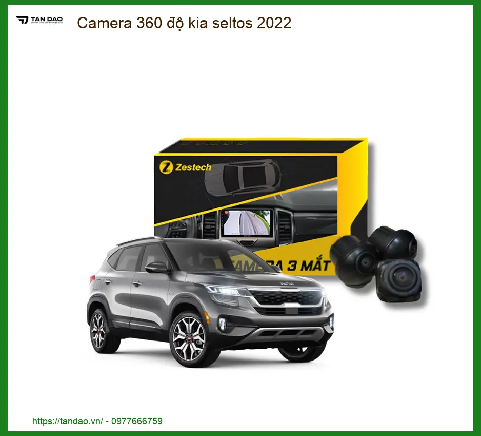 Camera 360 độ Kia Seltos 2022 - Trung Tâm Lắp Đặt Uy Tín TPHCM