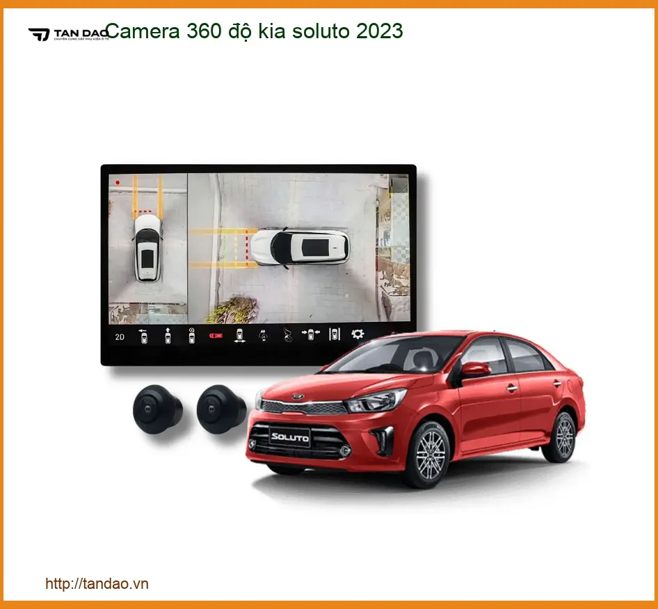 Camera 360 độ cho Kia Soluto 2023 - Trung Tâm Lắp Đặt Uy Tín TPHCM