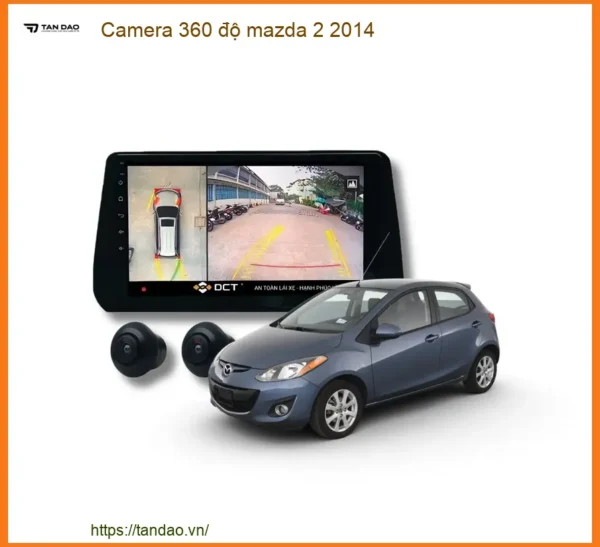 Camera 360 độ Mazda 2 2014 - Trung Tâm Lắp Đặt Uy Tín TPHCM