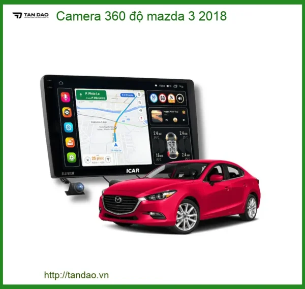 Camera 360 độ Mazda 3 2018 - Trung Tâm Chuyên Lắp Đặt Camera 360 Uy Tín TPHCM