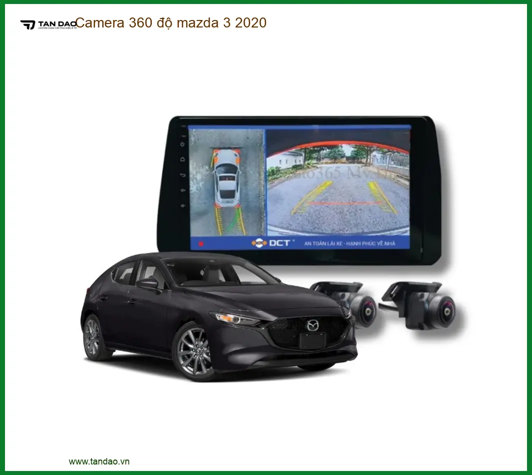 Camera 360 độ Ô tô Mazda 3 2020 - Địa Chỉ Lắp Đặt Uy Tín Giá Tốt TPHCM