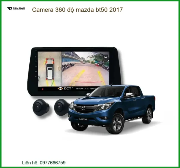 Camera 360 độ Mazda BT50 2017 - Trung Tâm Lắp Đặt Uy Tín TPHCM