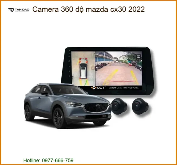Camera 360 độ Mazda CX30 2022 - Trung Tâm Lắp Đặt Chính Hãng Giá Tốt TPHCM