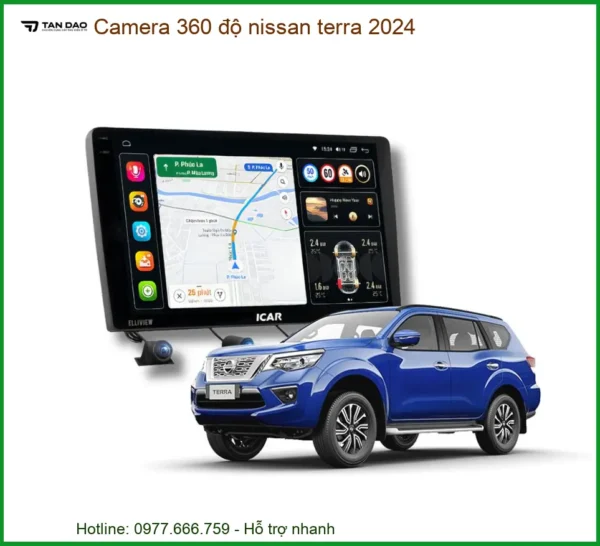 Camera 360 độ Nissan Terra 2024 - Trung Tâm Gắn Camera Uy Tín TPHCM