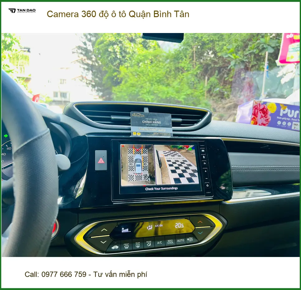 Địa Chỉ Lắp Camera 360 Độ Ô Tô Tại Quận Bình Tân - Lắp Đặt Uy Tín TPHCM ảnh thực tế 2
