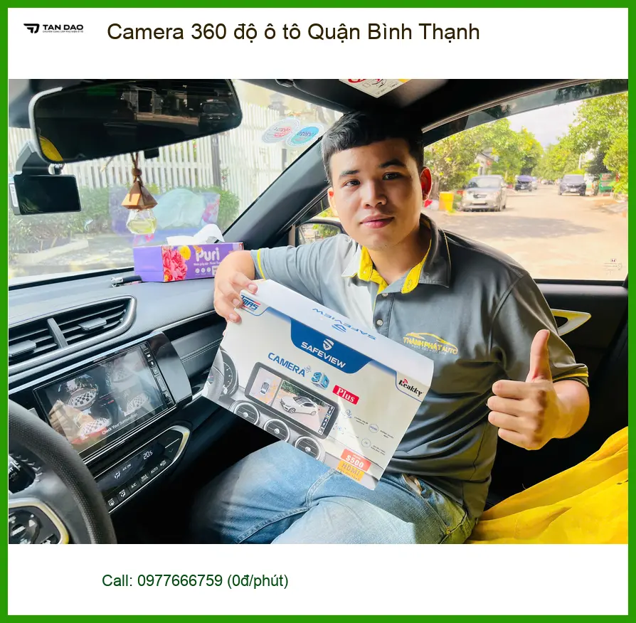 Nơi Lắp Camera 360 Độ Ô Tô Xe Hơi độ ô tô Quận Bình Thạnh - Giá Tốt TPHCM ảnh thực tế 2