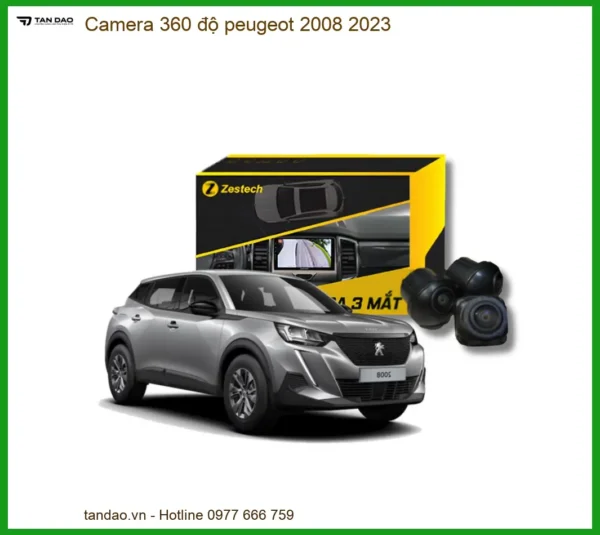 Camera 360 độ Peugeot 2008 2023 - Địa Chỉ Lắp Đặt Uy Tín TPHCM
