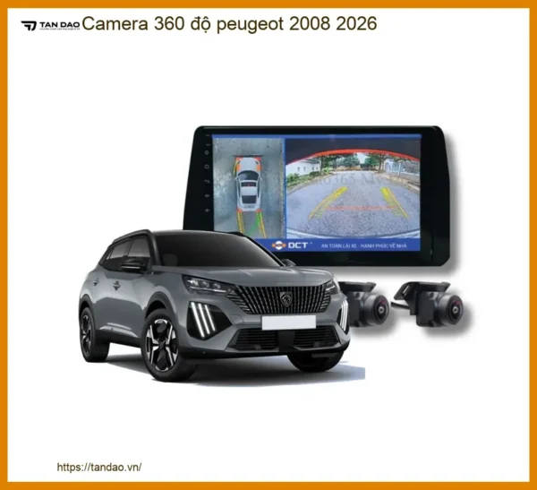 Camera 360 độ Peugeot 2008 2026 - Địa Chỉ Lắp Đặt Uy Tín Giá Tốt TPHCM