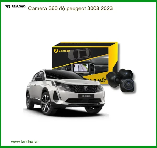 Camera 360 độ ô tô Peugeot 3008 2023 - Địa Chỉ Lắp Đặt Uy Tín TPHCM